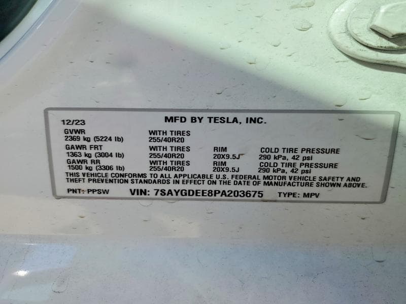 2023 TESLA MODEL Y 13