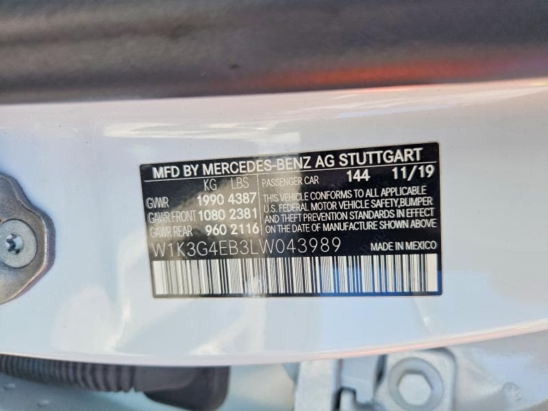 2020 MERCEDES-BENZ A 220 12