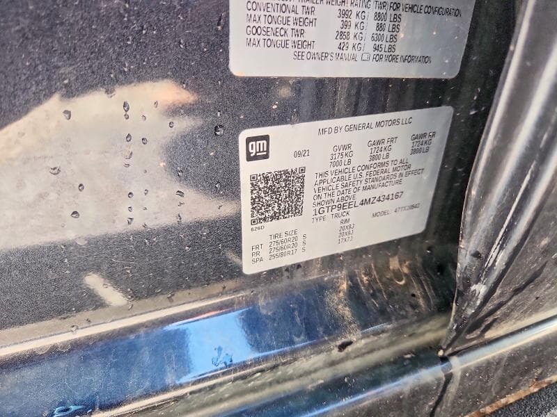 2021 GMC SIERRA K1500 AT4 12