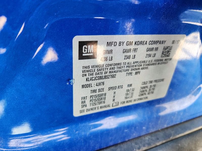 2018 BUICK ENCORE ESSENCE 14