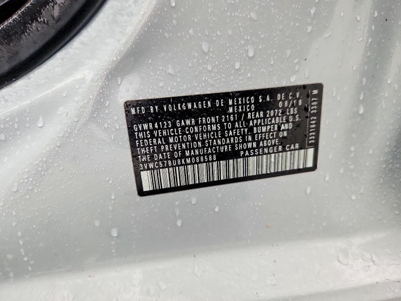 2019 VOLKSWAGEN JETTA S 12