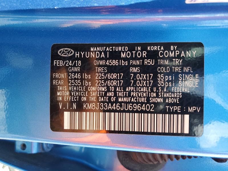 2018 HYUNDAI TUCSON SEL PLUS 13