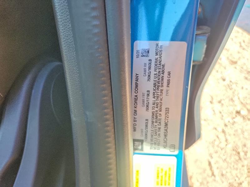 2021 CHEVROLET SPARK ACTIV 12