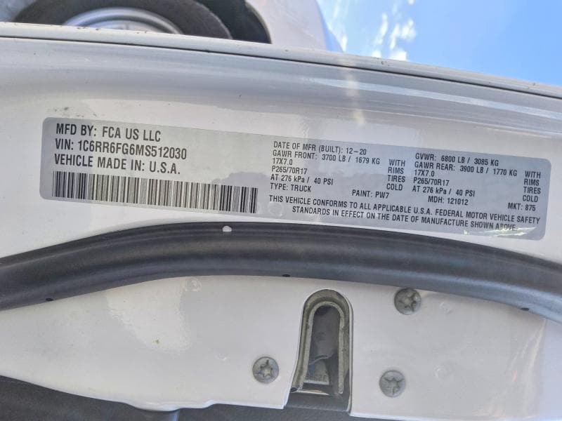 2021 RAM 1500 CLASSIC TRADESMAN 12
