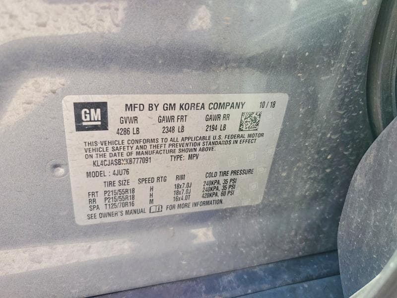 2019 BUICK ENCORE PREFERRED 12
