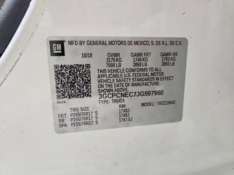 2018 CHEVROLET SILVERADO C1500 12