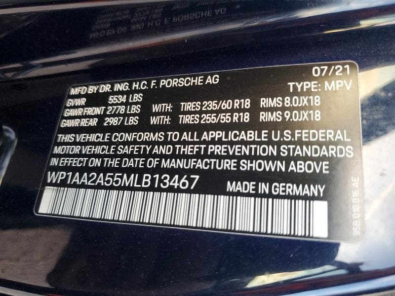 2021 PORSCHE MACAN 13