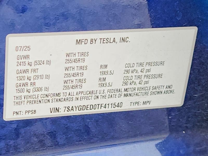2026 TESLA MODEL Y 13