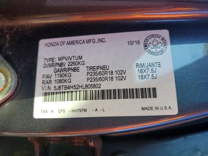 2017 ACURA RDX TECHNOLOGY 14