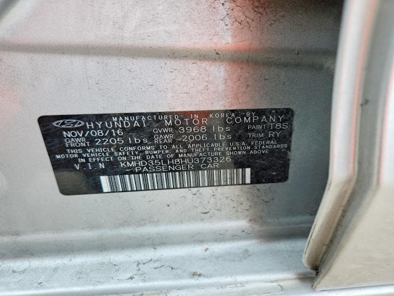 2017 HYUNDAI ELANTRA GT BASE 12