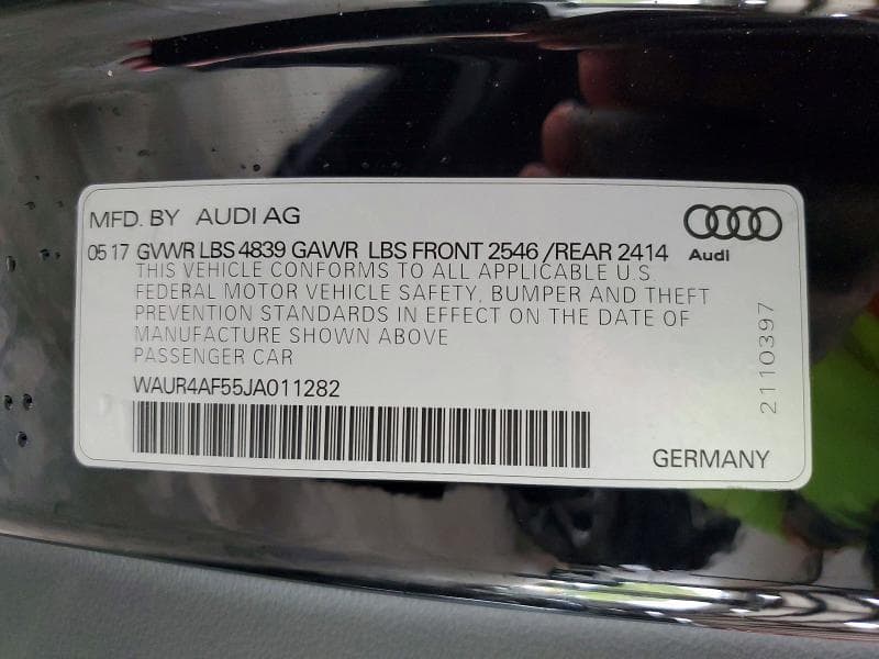 2018 AUDI S5 PRESTIGE 13