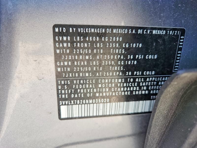 2022 VOLKSWAGEN TAOS SE IQ DRIVE 13