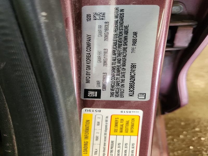 2021 CHEVROLET SPARK LS 12