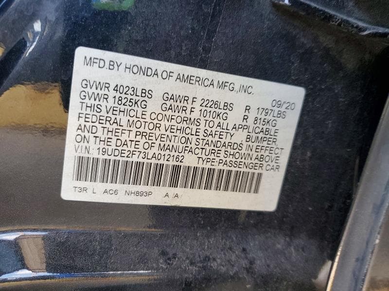 2020 ACURA ILX PREMIUM 12