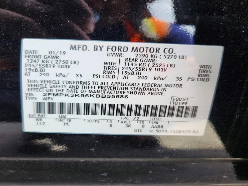 2019 FORD EDGE TITANIUM 14