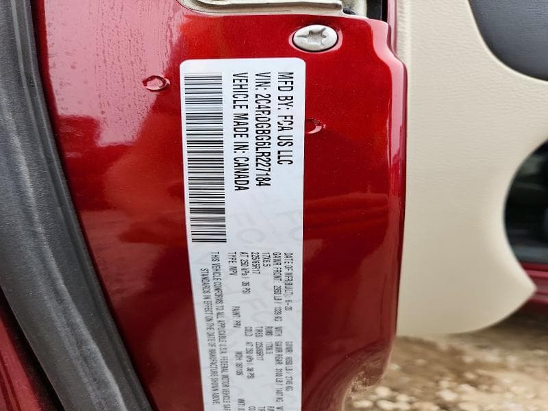 2020 DODGE GRAND CARAVAN SE 13