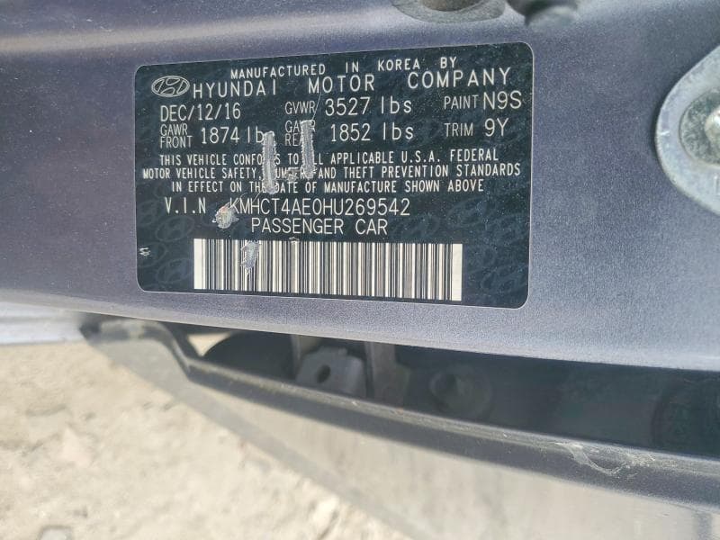 2017 HYUNDAI ACCENT SE 12