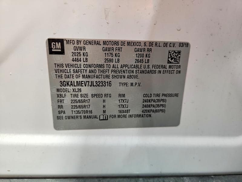 2018 GMC TERRAIN SLE 13