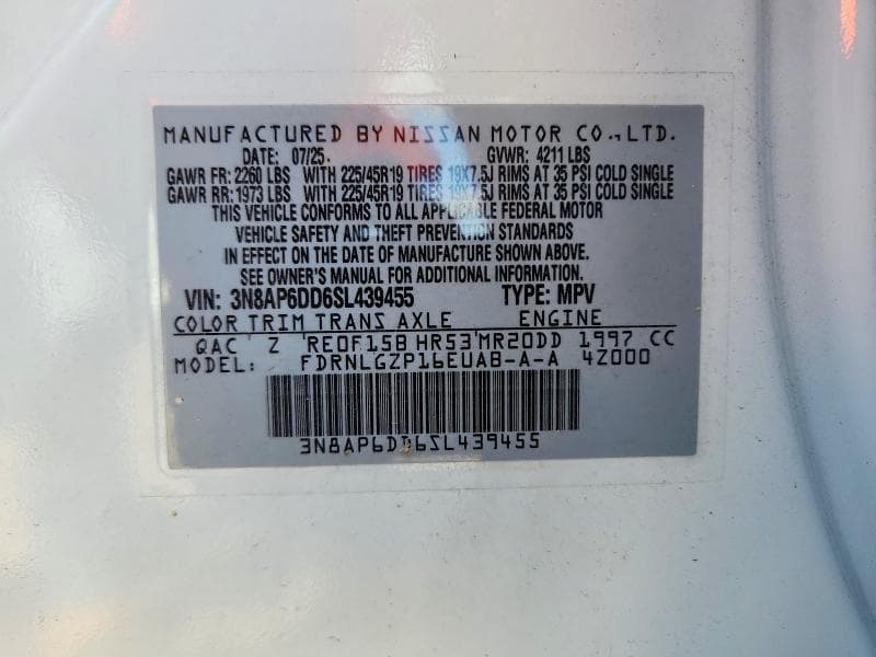 2025 NISSAN KICKS SR 13