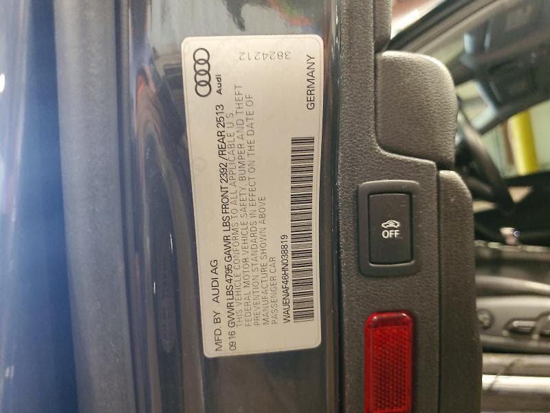 2017 AUDI A4 PREMIUM PLUS 13