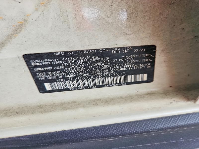 2024 SUBARU CROSSTREK PREMIUM 12