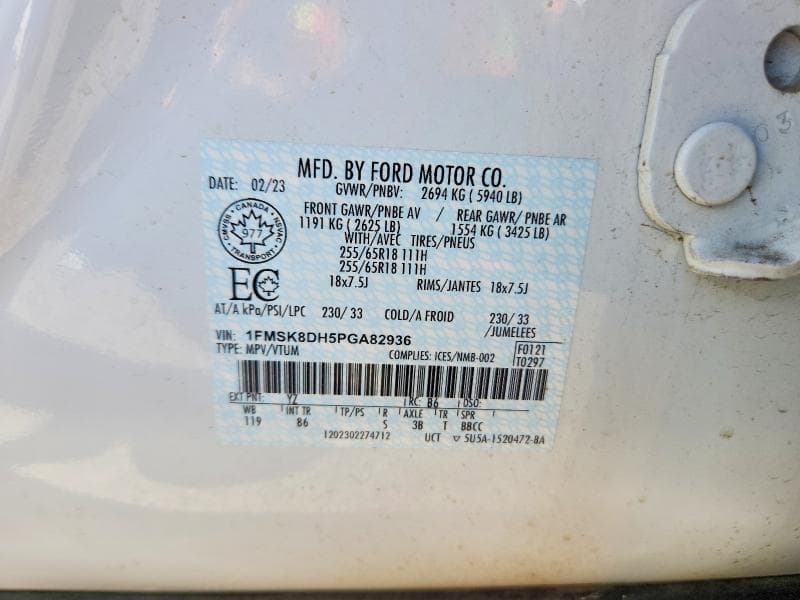 2023 FORD EXPLORER XLT 13