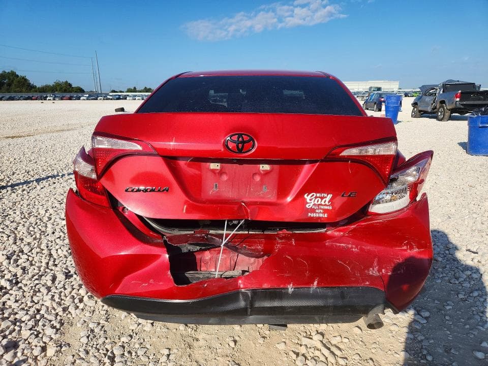 2017 TOYOTA COROLLA LE 6