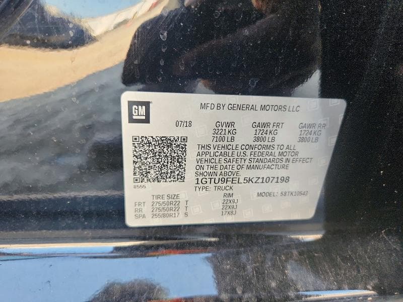 2019 GMC SIERRA K1500 DENALI 12