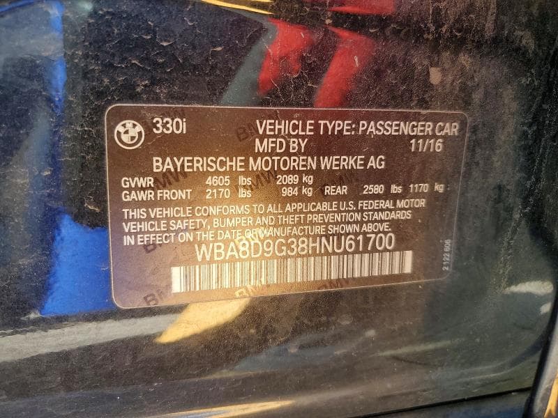 2017 BMW 330 XI 12