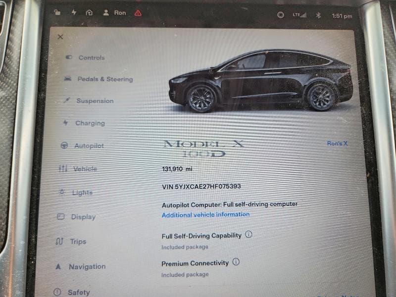 2017 TESLA MODEL X 9