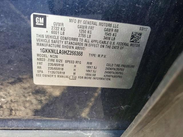 2017 GMC ACADIA SLE 13