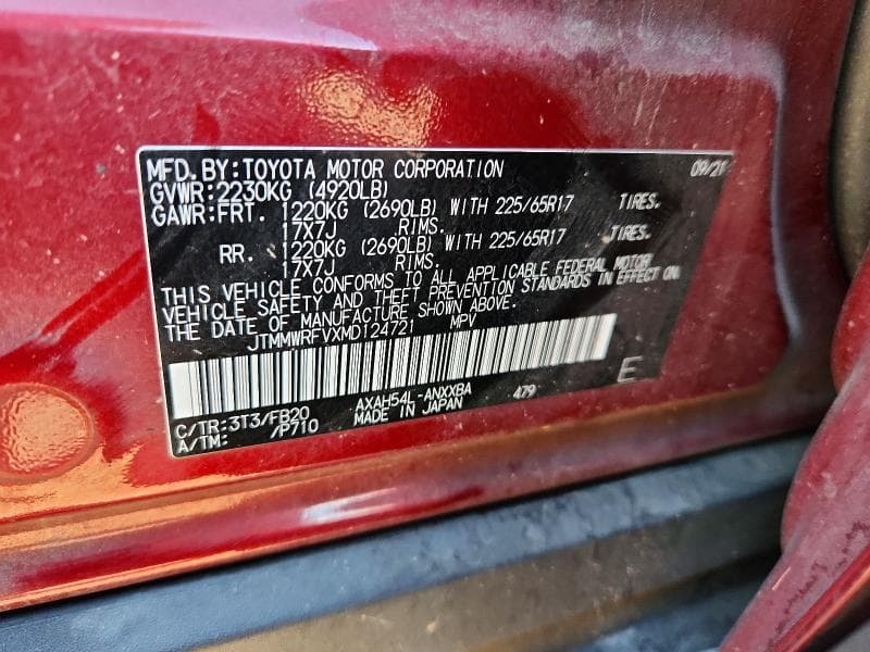 2021 TOYOTA RAV4 LE 13