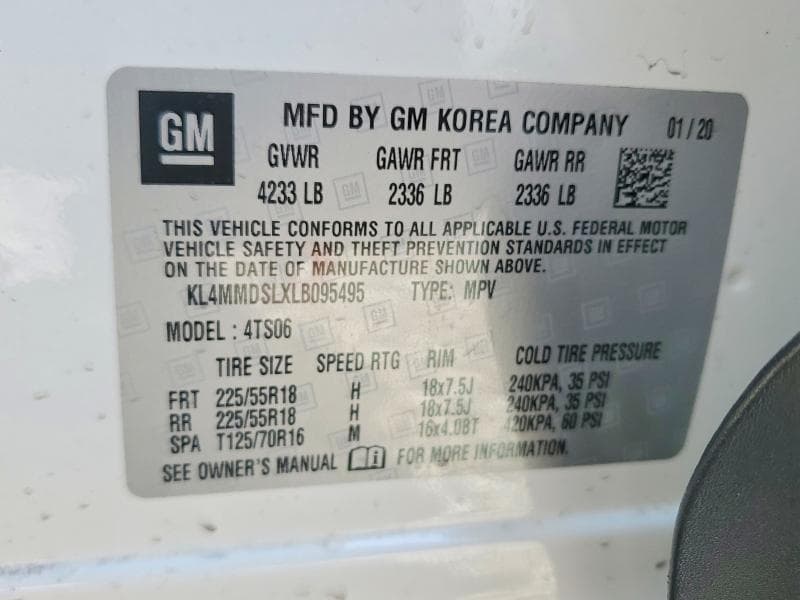 2020 BUICK ENCORE GX SELECT 13