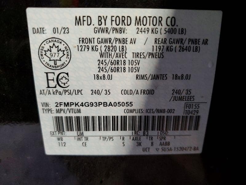 2023 FORD EDGE SE 14