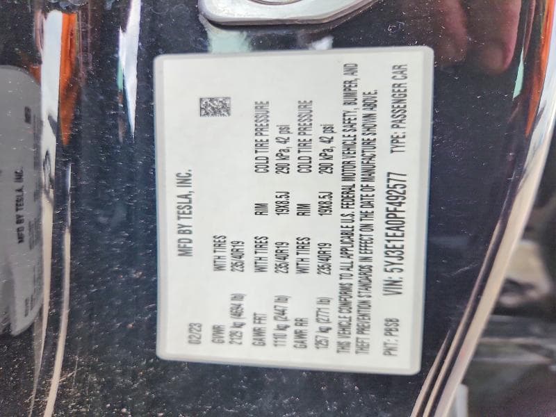 2023 TESLA MODEL 3 12