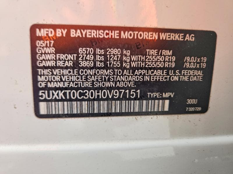 2017 BMW X5 XDR40E 13