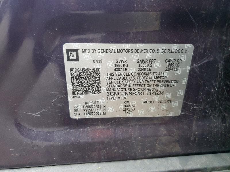 2019 CHEVROLET TRAX LS 13