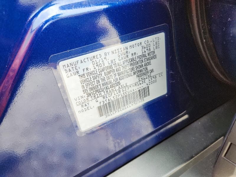 2019 NISSAN KICKS SV 13
