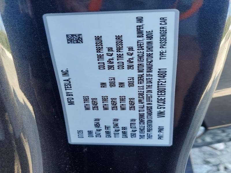 2026 TESLA MODEL 3 12