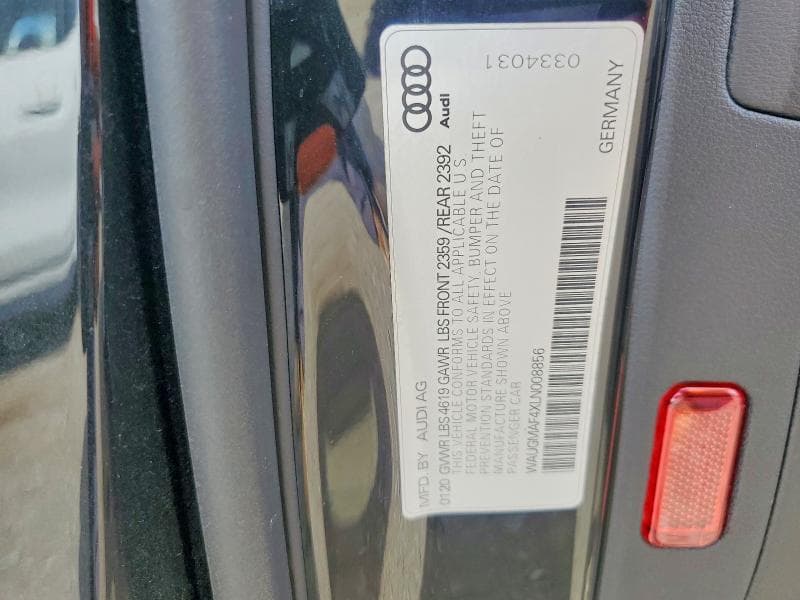 2020 AUDI A4 PREMIUM 13