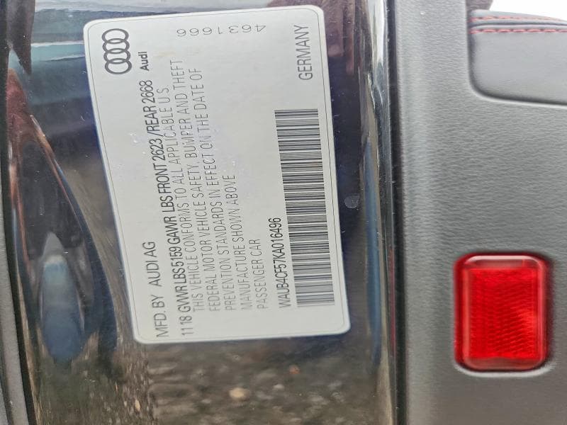 2019 AUDI S5 PREMIUM PLUS 12