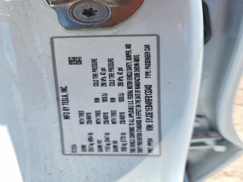 2024 TESLA MODEL 3 12
