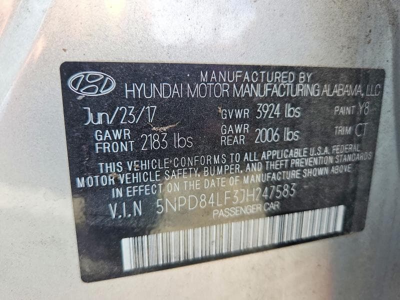 2018 HYUNDAI ELANTRA SEL 12