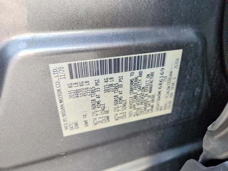 2021 NISSAN ROGUE SV 14