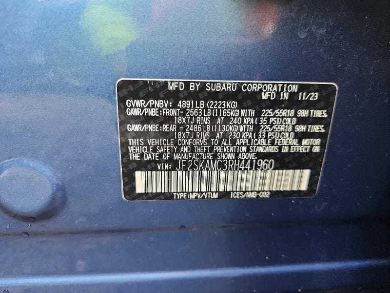 2024 SUBARU FORESTER TOURING 13