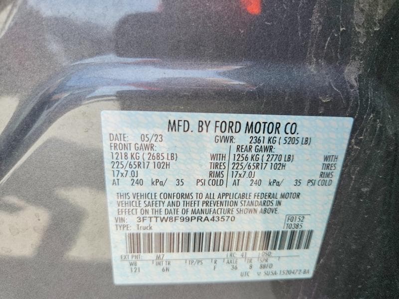 2023 FORD MAVERICK XL 12