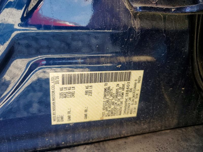 2017 NISSAN MAXIMA 3.5 SR 12