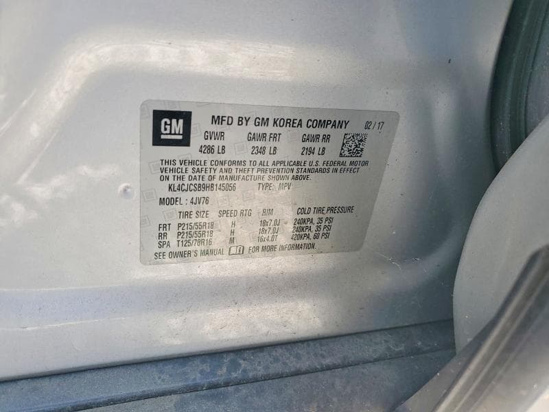 2017 BUICK ENCORE ESSENCE 13