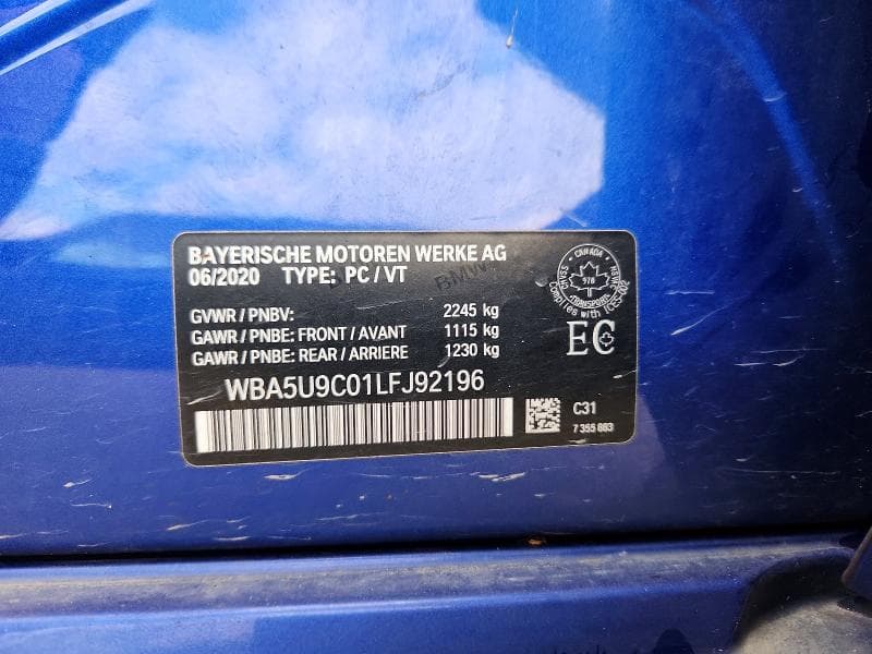 2020 BMW M340XI 12