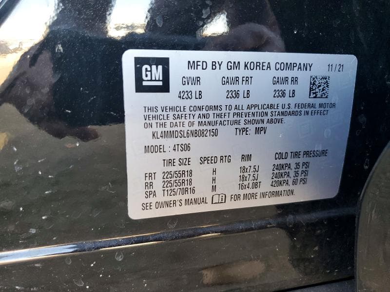 2022 BUICK ENCORE GX SELECT 13